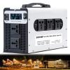 3000W Peak Pure Sine Wave Inverter Converter, DC Input 12V/24V/48V/60V/72V AC Output 110V/220V, Low Frequency Solar Power Inverter Converter with 3 Outlets for Home, Vehicles(Size:48V-220V) view 1