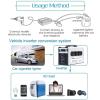 3000W Peak Pure Sine Wave Inverter Converter, DC Input 12V/24V/48V/60V/72V AC Output 110V/220V, Low Frequency Solar Power Inverter Converter with 3 Outlets for Home, Vehicles(Size:48V-220V) view 3