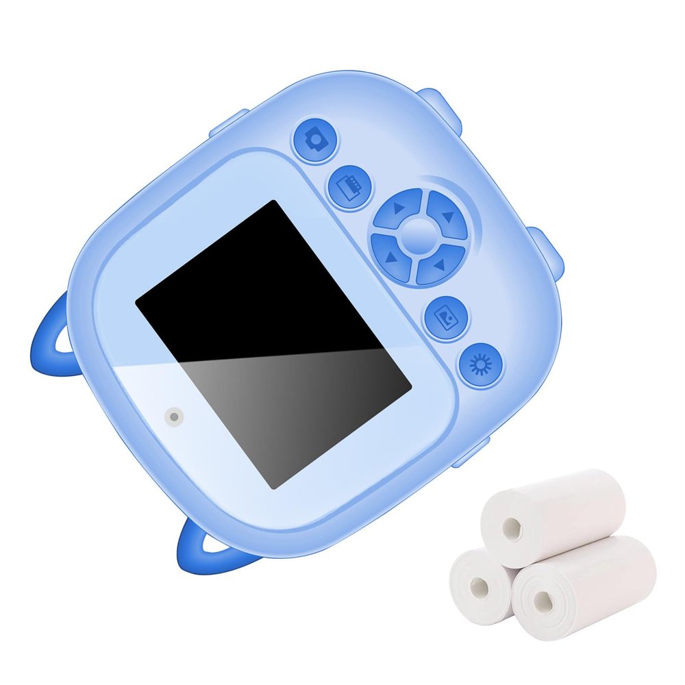 WEISUYUUS Children Print Camera Digital Photo Camera Thermal Printer for Boy Girls Toddler Kid Selfie Digital Camera