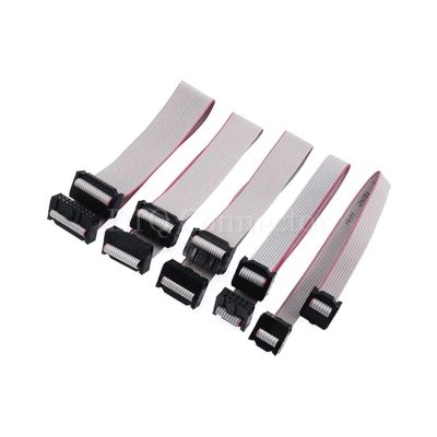 ACGTUY 2pcs 2.54mm Pitch FC 6/8/10/12/14/16/18/20/24/26/30/34/40/50/60/64 Pin Flat Ribbon Data Cable 10CM 20CM 30CM 40CM 50CM(Length 40CM,10P)