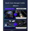 Dash Cam Charger Cable PD 20W & QC3.0 Built-in 11.5ft 66W 3-Port Super Fast Car Charg Mini USB Cable for Dash Cam GPS Navigator Charging for 12V Car and 24V Truck Power Adapter Cable... (J98) view 3