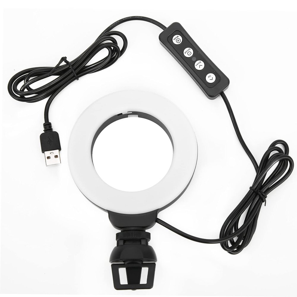 4 I 48LEDs Filled Clip Light Portable Selfie Photography USB Vlog Fill Lamp Our Light is Softer and More Uniform Ensu Does 4 I 48LEDs Filled Clip LightPhotography USB Vlog Fill
