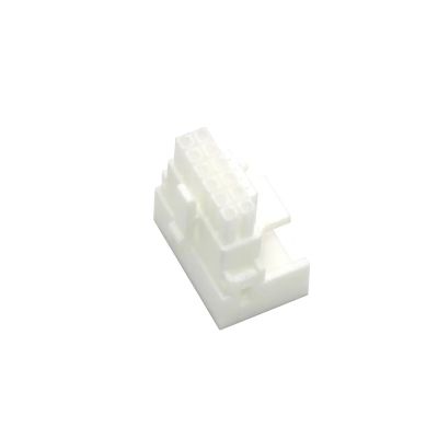 Chunsu 100pcs 90degree 12VHPWR Male Connector 16Pin Black White PCIE 5.0 Male 12+4Pin Connector for RTX 4080 4090Ti DIY Cable(1)