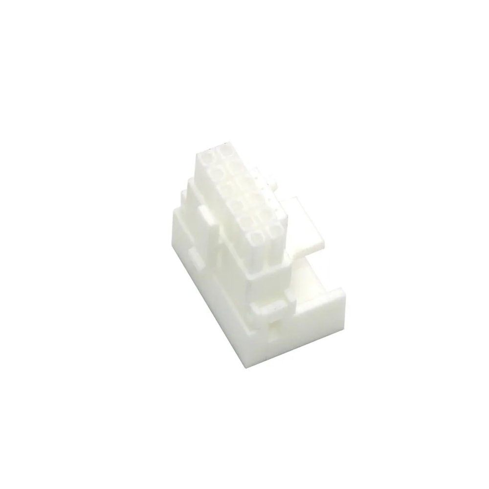 Chunsu 100pcs 90degree 12VHPWR Male Connector 16Pin Black White PCIE 5.0 Male 12+4Pin Connector for RTX 4080 4090Ti DIY Cable(1)