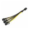 Chunsu 20cm 16awg PCI Express GPU VGA 8Pin Female to 2x3x 6+2pin PCI-E Strong Power Supply Power Splitter Graphic Card Cable(2x6 2pin) view 4