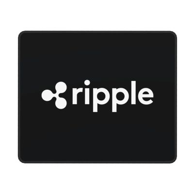Ripple Xrp 10x12in Mouse Pad, Square Mouse Pad Waterproof and Non-Slip Rubber, Suitable for Computers, Games, Office