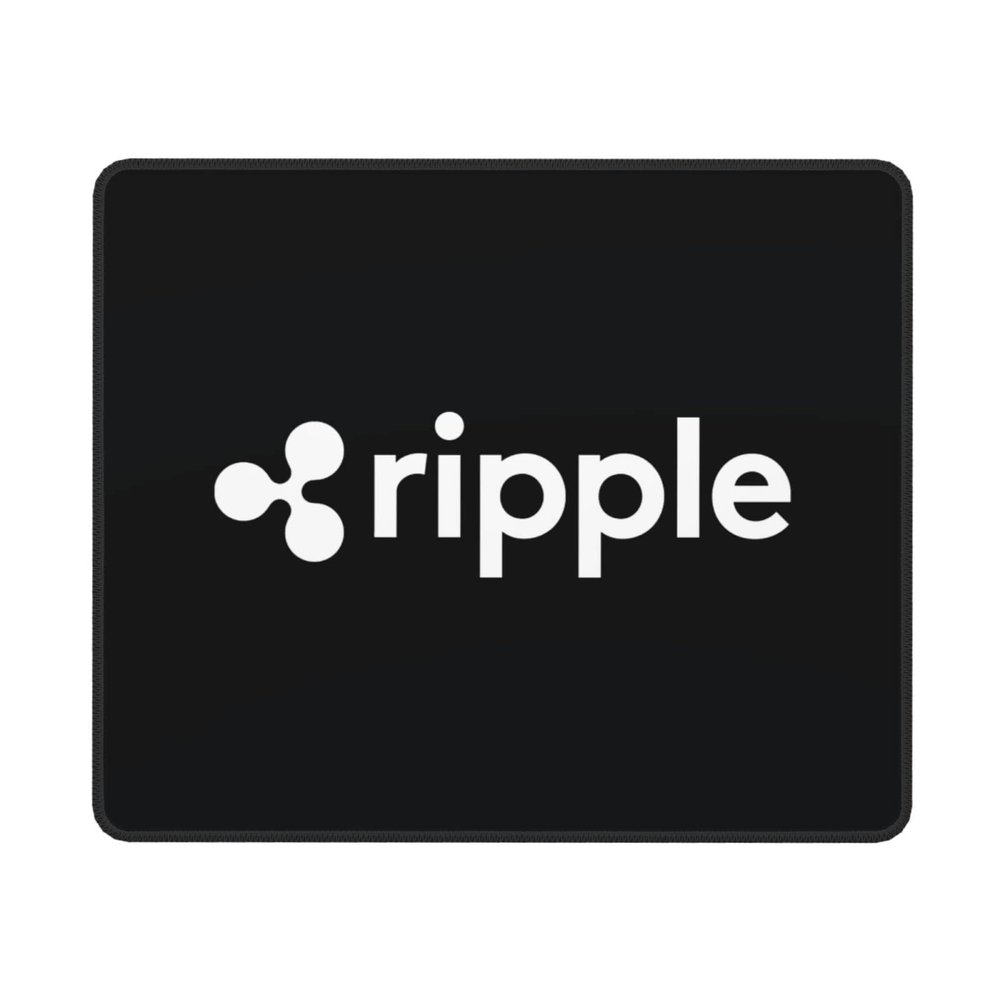 Ripple Xrp 10x12in Mouse Pad, Square Mouse Pad Waterproof and Non-Slip Rubber, Suitable for Computers, Games, Office