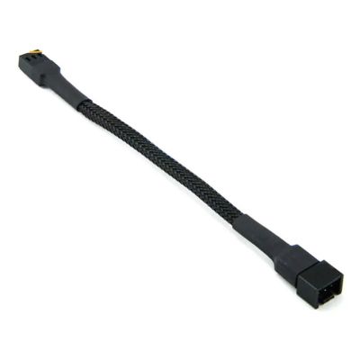 Chunsu 5pcs PWM 3pin/4pin Fan Extension Cables Motherboard CPU 3 Pin 4pin Male to Female Power Cable(30CM,4p M to F Cable)
