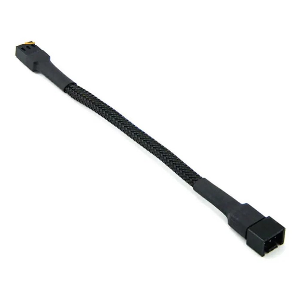 Chunsu 5pcs PWM 3pin/4pin Fan Extension Cables Motherboard CPU 3 Pin 4pin Male to Female Power Cable(30CM,4p M to F Cable)
