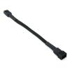 Chunsu 5pcs PWM 3pin/4pin Fan Extension Cables Motherboard CPU 3 Pin 4pin Male to Female Power Cable(30CM,4p M to F Cable) view 1