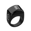 Ziemms Zikr Ring- Muslim Digital Azan Alarm Clock, Digital Tasbih Finger Counter with OLED Screen, Waterproof, APP Support Counter Smart Ring(Black, 10 inch) view 1