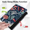 Case for iPad Mini 6 Case 2021,Case for iPad Mini 7 (A17 Pro 2024),360 Degree Swiveling Stand Protective Cover Auto Sleep/Wake Case for iPad Mini 7th/6th Generation 8.3",Red Mushroom view 4