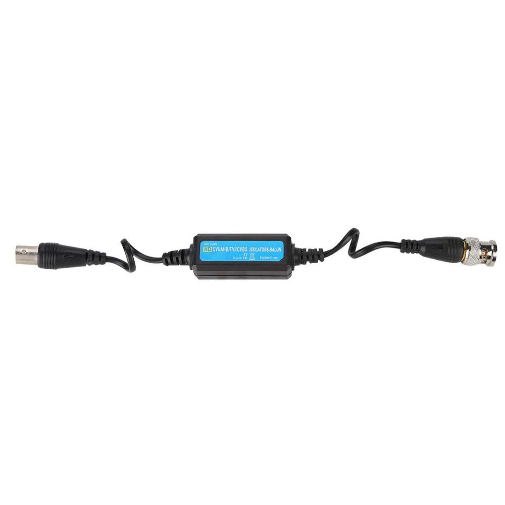 aqxreight HD TVi CVi Ahd CVBS Ground Isolator Video Coaxial BNC M to Fem for Camera Hdcvi and Ahd Cameras This Isolator is Versatile Home Surveillance Accessory Home