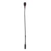 Naroote Desktop Gooseneck Microphone, Desk Microphone Gooseneck Microphone 23.2in Condenser 3 Pin Straight Plug Flexible with Indicator Windproof Cotton Aluminium Alloy Microphone view 2