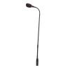 Naroote Desktop Gooseneck Microphone, Desk Microphone Gooseneck Microphone 23.2in Condenser 3 Pin Straight Plug Flexible with Indicator Windproof Cotton Aluminium Alloy Microphone view 4