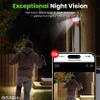 GEARit Cameras for Home Security - Outdoor Camera with Clear 2K HD Video - IP65 Weatherproof, Motion Detector Home Security Camera w/Color Night Vision, 2-Way Audio - Easy to Set Surveillance Camera view 4