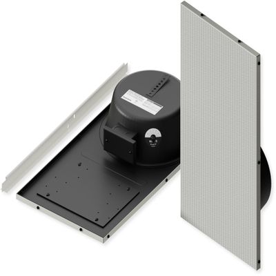 CSD1X2U-V2 Drop-in Ceiling Speakers with Back Can, Sold in Pairs, Bright White Finish, 8 Ohm, 70V/25V, Clear Sound, Background Music, 4W Power Handling