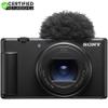 Sony ZV-1 II Vlog Camera with 4K Video & 20.1MP for Content Creators and Vloggers Black ZV-1M2/B Renewed Bundle with Deco Gear Case + 64GB Memory Card + Grip/Tripod 2 in 1 +Software + Accessories Kit view 3