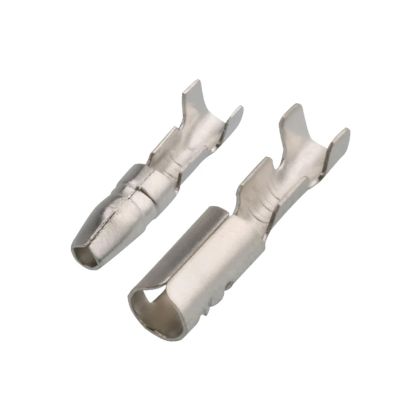 25/50/100sets 3.5 Terminal Car Electrical Wire Connector Diameter 3.5mm Female + Male + Case Cold Press Crimp Terminal(25Sets (100pcs))