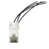 1 Set 4 Pin 6520-0349 7282-1042 Automotive Electrical Connector Air Bag SRS Socket Air Spring p/Lug 90980-10795(Female with Wire) view 1