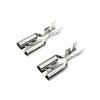 10/20/50/100 Pcs Car Splices Wire Terminal Non-Insulated Auto Electrical 9.5MM Female Crimp Terminals DJ621-E9.5x1.2C(10 pcs) view 1