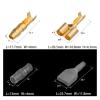 10/20/50Sets 4.0 Terminal Electrical Wire Connector Diameter 4MM Male + Female 1:2 Transparent Sheath(20sets(120pcs)) view 3