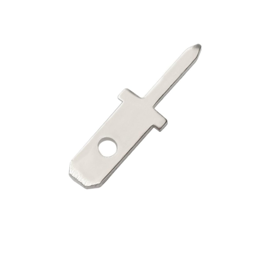 50/100pcs 2.8 Inserts p/Lug Spring Terminal PCB Solder Lug Thickness 0.5/0.8mm 1 Legs,PCB Welding Sheet(Thickness 0.8MM,50pcs)