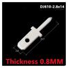 50/100pcs 2.8 Inserts p/Lug Spring Terminal PCB Solder Lug Thickness 0.5/0.8mm 1 Legs,PCB Welding Sheet(Thickness 0.8MM,50pcs) view 2
