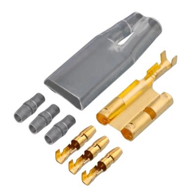10/20/50sets Car Tools 3.5 Terminal Car Electrical Wire Connector Diameter 3.5mm Male Female 1 : 3 Cold Press Terminal(10Sets (80pcs))