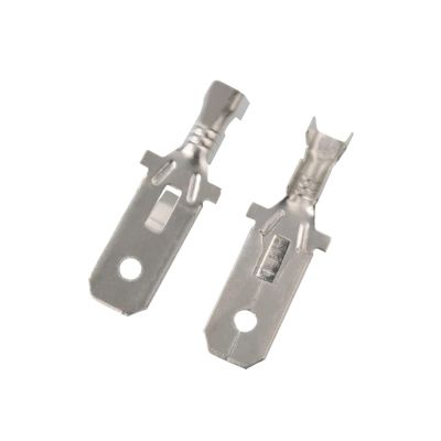 20/50/100 Pcs Automotive Crimp Wire Terminal Brass Tinned Male Cable Connector 7.8MM Splice Pins DJ611-7.8 G239(20 Pcs)