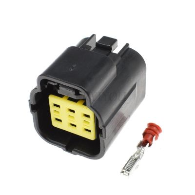 1 Set 6 Pin 174262-2 174264-2/174265-7 Waterprof Female Male Automotive Accelerator Pedal Connector(Female Set)