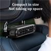 beler Black Mini Car SUV Universal Mounted Seat Back USB Cooling Fan 3 Speed Headrest Silent Cooler view 1