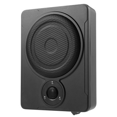 JUOPTGJ Audio Slim Under-Seat Powered Subwoofer,Slim Subwoofer,8" Under Seat Powered Subwoofer with Amp,Dual Mode Mini Active Car Hideaway Subwoofer 600W