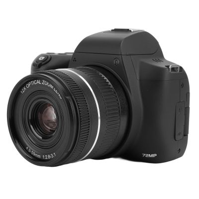 4K Digital Camera, 72MP 12x Digital Zoom Vlogging Camera, 1450mAh Autofocus Compact Point and Shoot Digital Camera with 3 inch Screen, Telescopic Lens