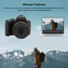 4K Digital Camera, 72MP 12x Digital Zoom Vlogging Camera, 1450mAh Autofocus Compact Point and Shoot Digital Camera with 3 inch Screen, Telescopic Lens view 4