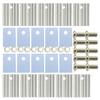 10PCS TO-220 Silver Heatsink Heat Sink,TO-220 Heatsink for MOSFET Voltage Regulator view 4