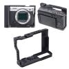 shenruifa Aluminum Alloy Camera Cage for 1/4in 3/8in Thread Holes Cold Shoe Mount Video Camera Cage Rig view 1