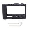 shenruifa Aluminum Alloy Camera Cage for 1/4in 3/8in Thread Holes Cold Shoe Mount Video Camera Cage Rig view 2