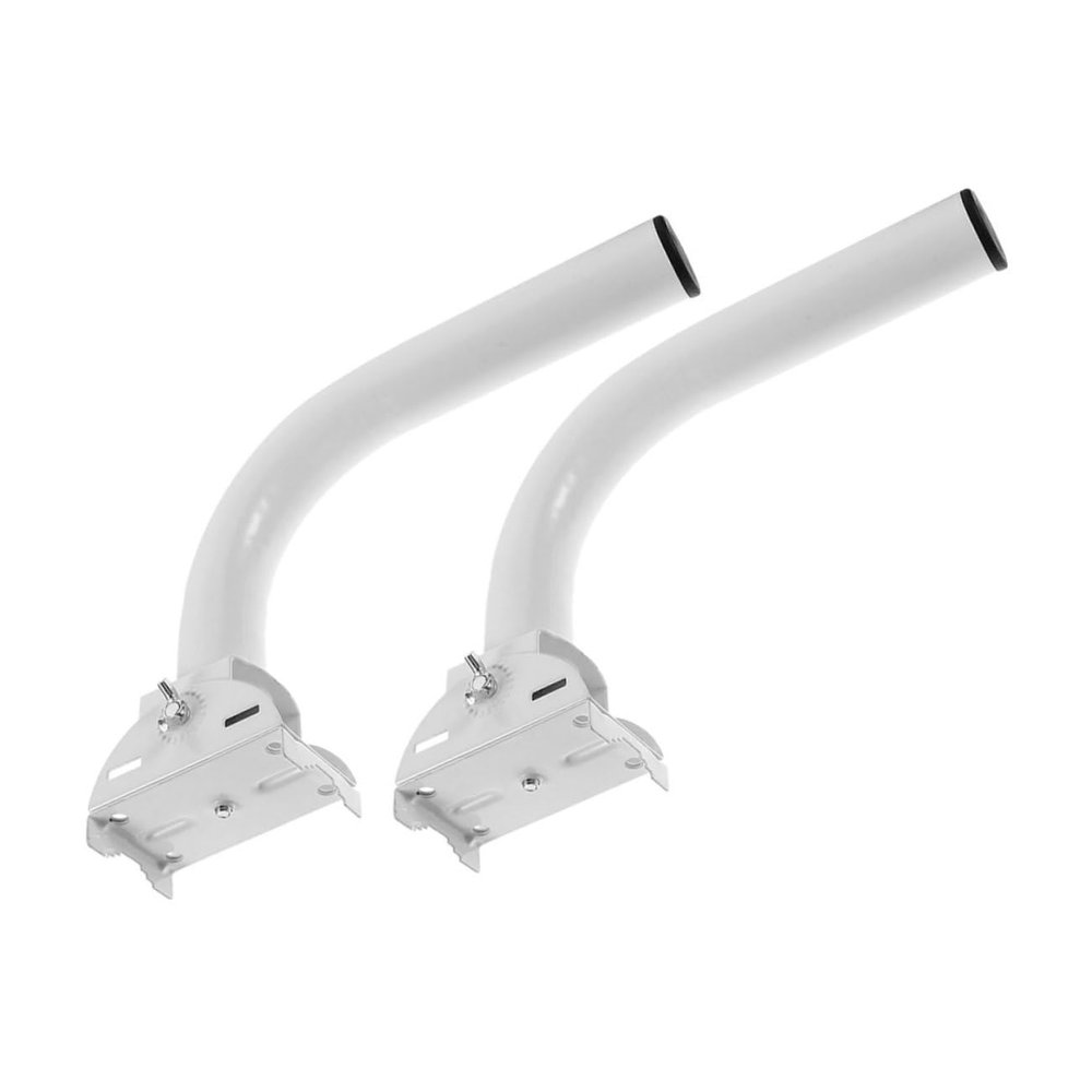 Toyvian 2pcs Outdoor Pole Mount Bracket for Antenna Wireless Bridge Bracket Attic Antenna Mounting Pole