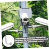 Toyvian 2pcs Outdoor Pole Mount Bracket for Antenna Wireless Bridge Bracket Attic Antenna Mounting Pole view 3