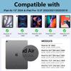 BWOOLL Case for iPad Air 13 Inch (M2) 2024/iPad Pro 12.9 Inch 6th/5th/4th/3rd Gen 2022/2021/2020/2018, Slim Lightweight PU Leather Stand Cover with Auto Wake/Sleep, Flamingo view 2