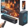 GEOYEAO 2.1 ch Soundbar with subwoofer, Dolby Digital 100W Sound Bars TV Speaker Home Theater Audio Surround Sound System, HDMI eARC/Bluetooth/DSP/Remote Control External Speakers for Smart TVs view 1