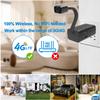 No WiFi Required Outdoor Cell Phone Remote Spy Camera, SIM Card Delivered, WiFi Not Supported, Radar Motion Sensor, FHD 4G Car Security Camera, USB Plug and Play, Bendable for Angle Adjustment view 2