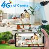 No WiFi Required Outdoor Cell Phone Remote Spy Camera, SIM Card Delivered, WiFi Not Supported, Radar Motion Sensor, FHD 4G Car Security Camera, USB Plug and Play, Bendable for Angle Adjustment view 3