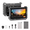 VILTROX DC-X2 6'' Touchscreen Camera Monitor with Rig Cage, 2000 nits 4K HDMI in/Out Video Field Monitor Kit with Sunshade Hood, 3D LUT, Waveform, Histogram & Vectorscope Tools, Black view 1
