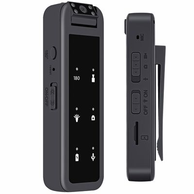 128GB 1080P Mini Body Camera,Body Worn Camcorder 5 Hours HD Wearable Action Cam with 180 Rotating Lens,with Night Vision, Easy to Take for Traveling, Walking, Law Enforcement and Outdoors Activities