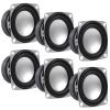 DWEII 6Pcs 2" 4Ohm 3W Full Range Audio Speaker Stereo Woofer Loudspeaker view 1