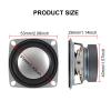 DWEII 6Pcs 2" 4Ohm 3W Full Range Audio Speaker Stereo Woofer Loudspeaker view 2