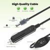 9.8FT Car Charger to DC Cable for Starlink Mini | Built-in Switch, Compatible with Car Charging | Portable, Durable, Reliable | Perfect for RVs, Camping, Travel & Emergency Use (C-lighter to DC5521) view 3