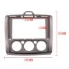 9 Inch Car Radio Frame Compatible For Ford Focus 2009 Double Din DVD Mp5 Audio Stereo Panel Installation Kit Fascia Cover view 3